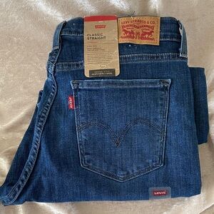Levi's Dark Blue Denim Jeans